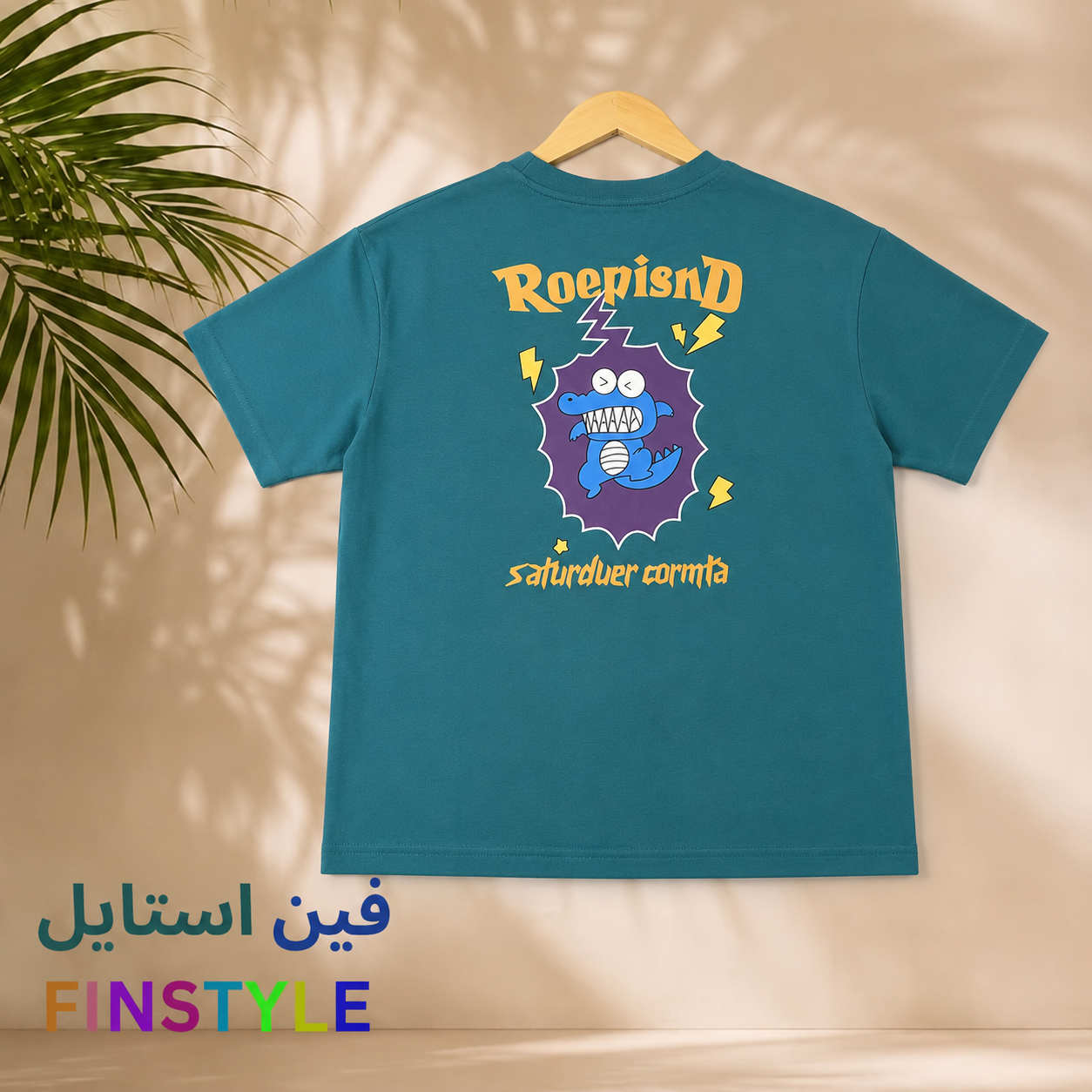 تیشرت نخ پنبه طرح S برند TONGMENS وارداتی