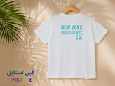 تیشرت نخ پنبه طرح NEW YORK برند LITTLE HARP STAR وارداتی