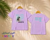 تیشرت نخ پنبه طرح NEW YORK برند LITTLE HARP STAR وارداتی