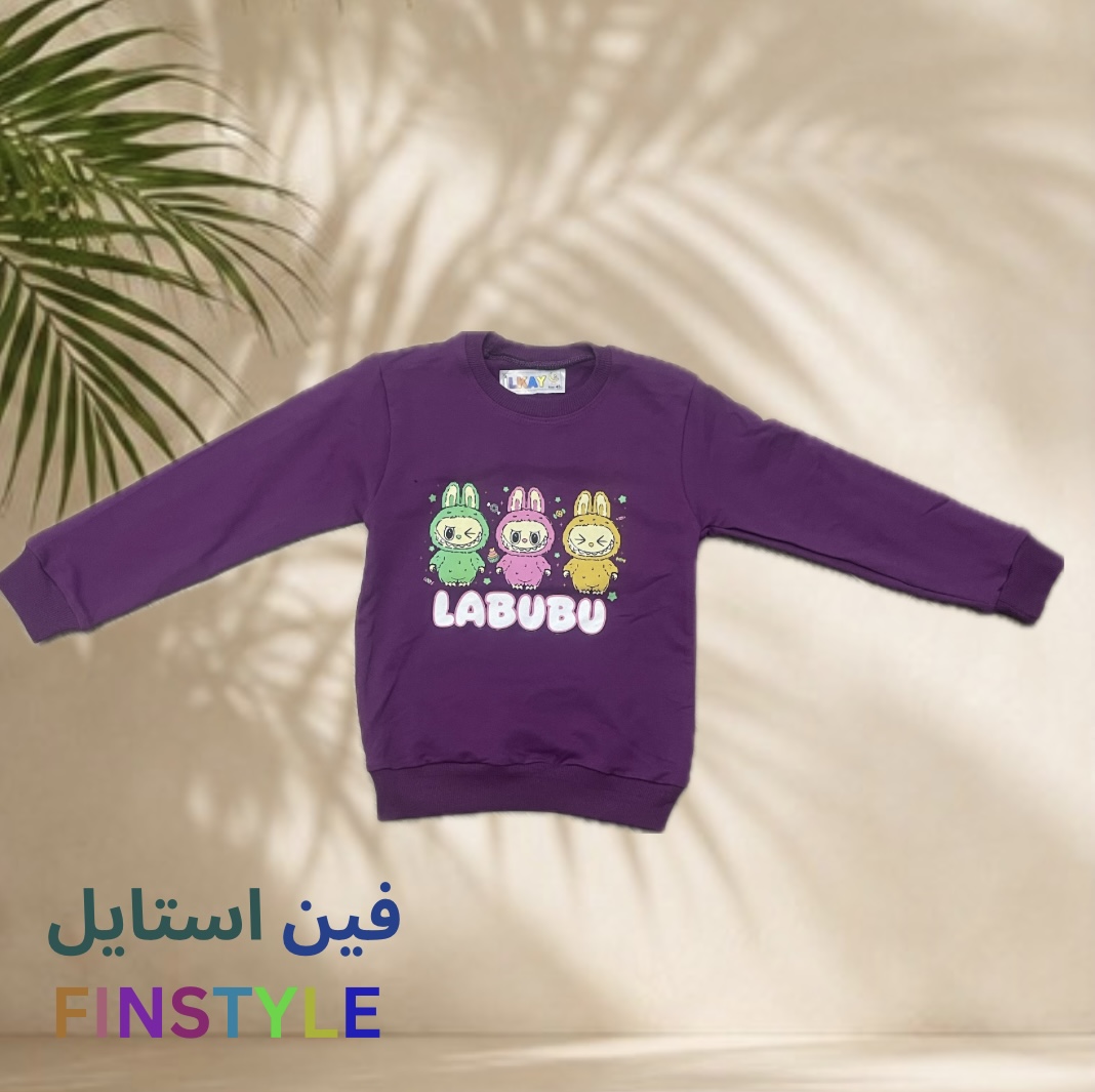 بلوز پنبه دورس لاکرادار طرح لبوبو