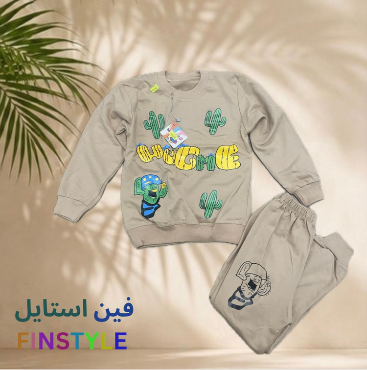 ست بلوز و شلوار طرح کاکتوس