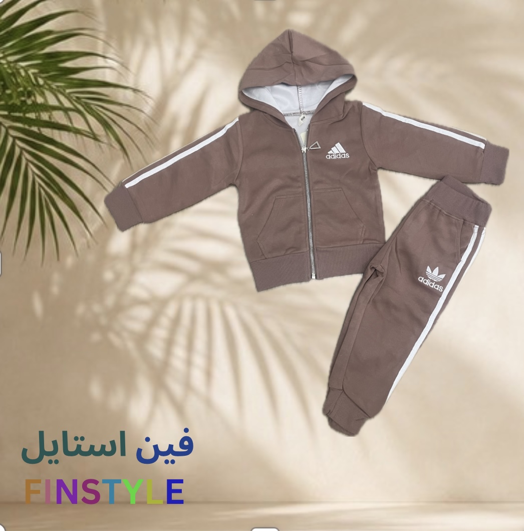 ست سویشرت کلاه دار و شلوار طرح آدیداس وارداتی