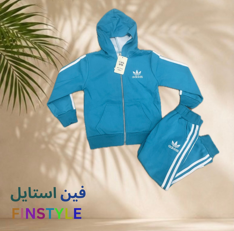 ست سویشرت کلاه دار و شلوار طرح آدیداس وارداتی