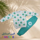 ست بلوز و شلوار طرح گل بابونه