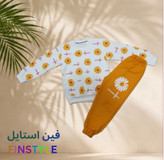 ست بلوز و شلوار طرح گل بابونه